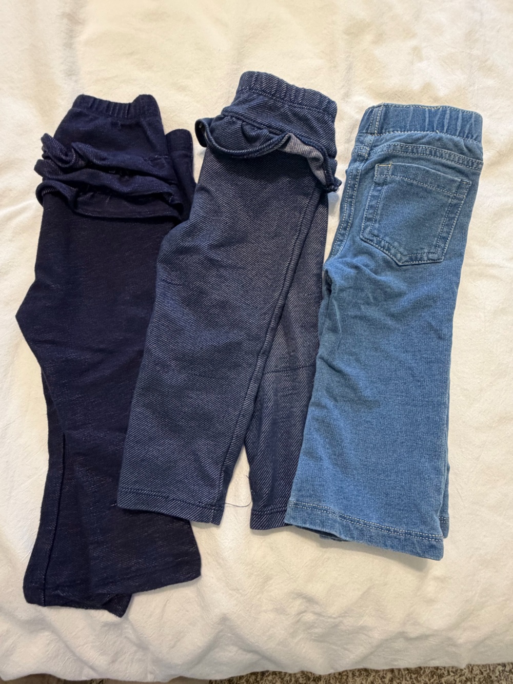 Bundle of girls leggings 12-18 months